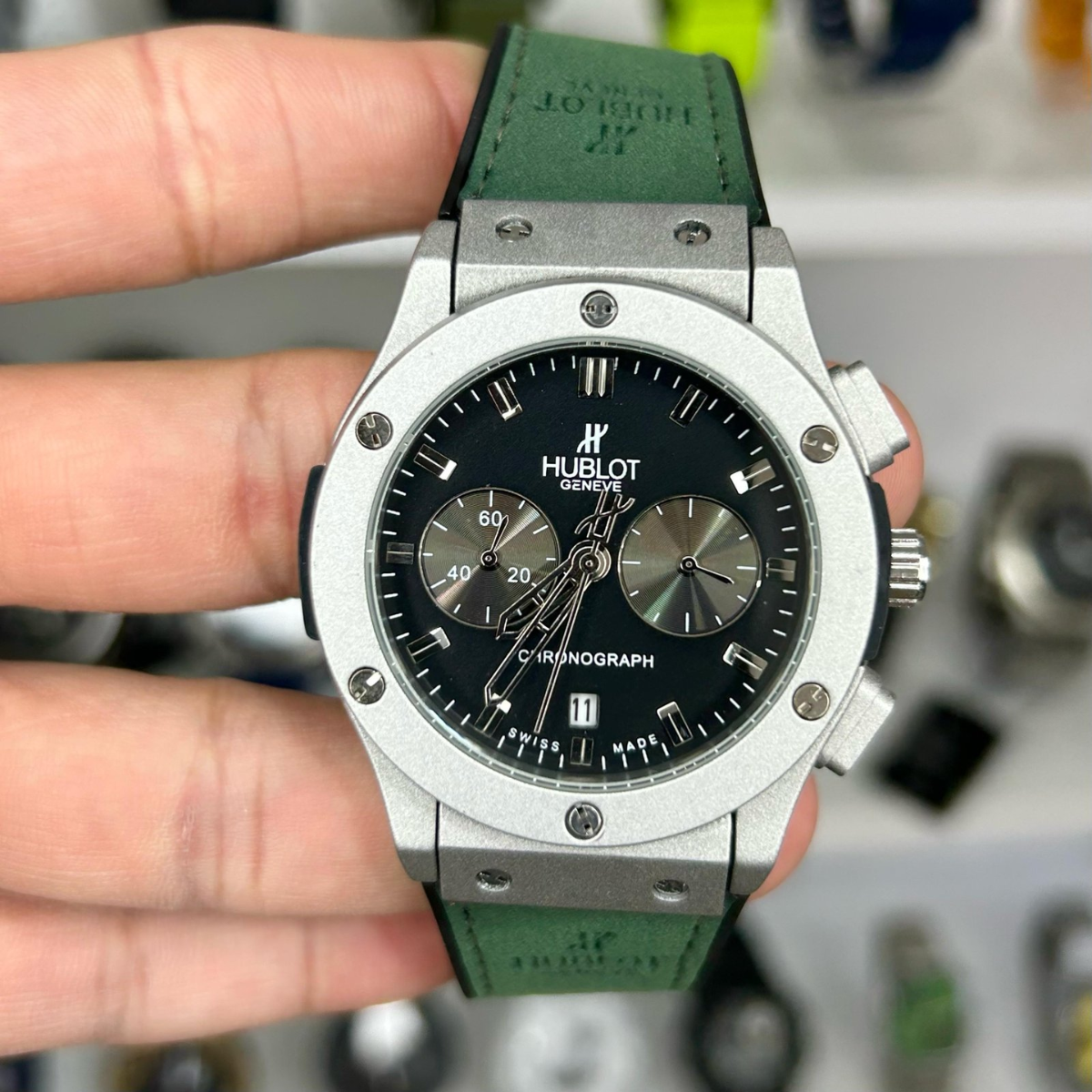 Hb - Classic Fusion Chronograph King Green